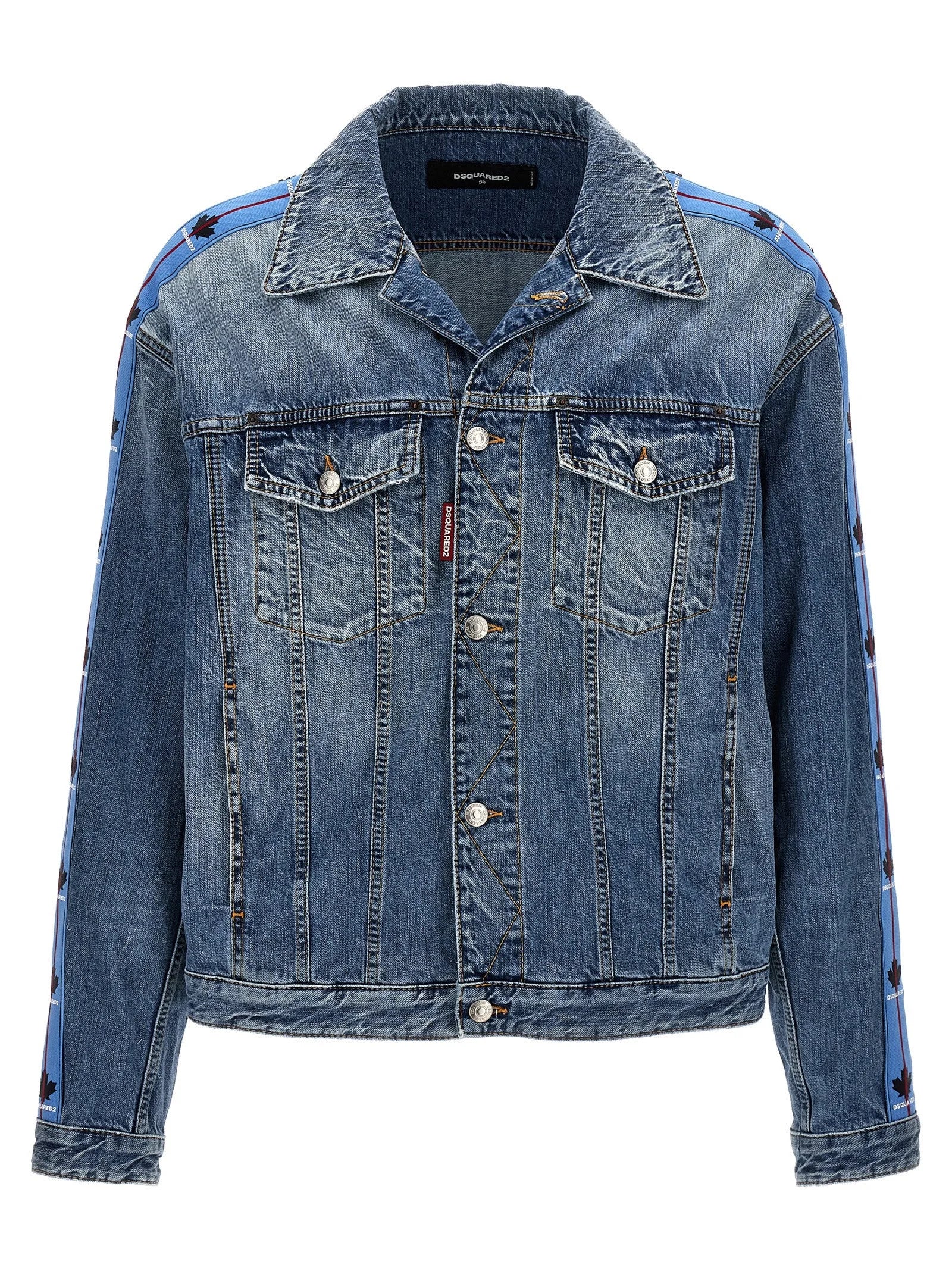 Dsquared² Blue Cotton Denim Jacket - IT50 | L