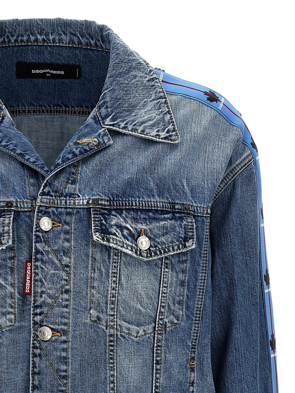 Dsquared² Blue Cotton Denim Jacket - IT50 | L