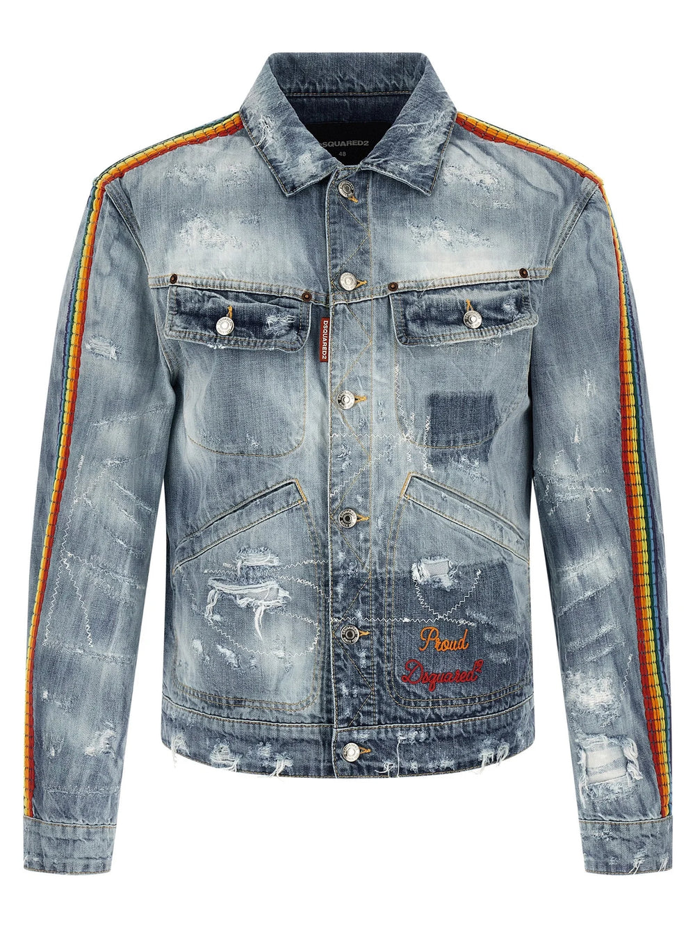 Dsquared² Blue Cotton Denim Jacket - IT50 | L