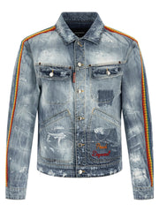 Dsquared² Blue Cotton Denim Jacket - IT50 | L