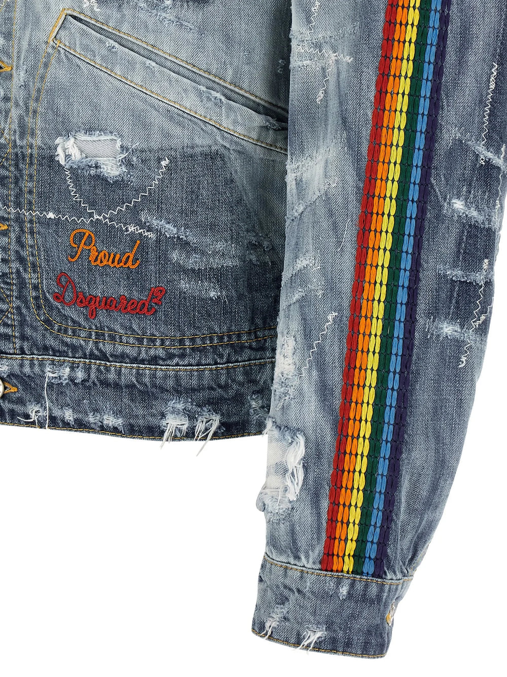 Dsquared² Blue Cotton Denim Jacket - IT50 | L