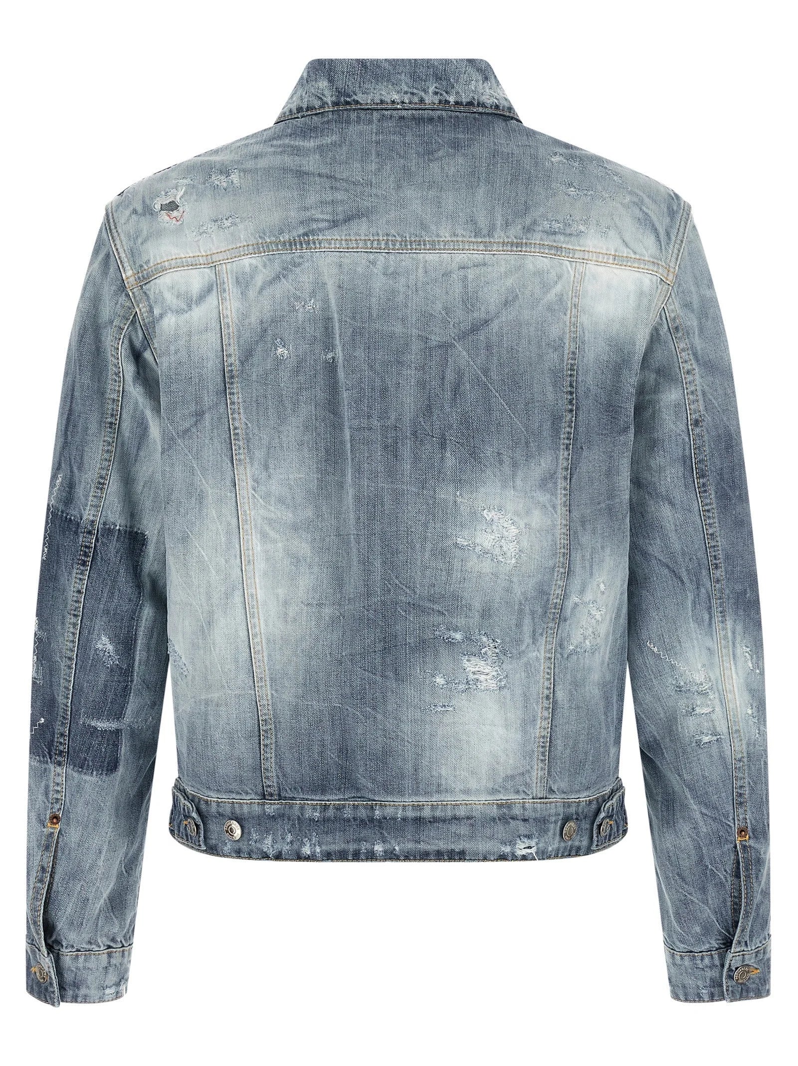 Dsquared² Blue Cotton Denim Jacket - IT50 | L