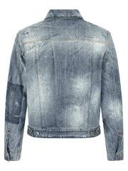 Dsquared² Blue Cotton Denim Jacket - IT50 | L