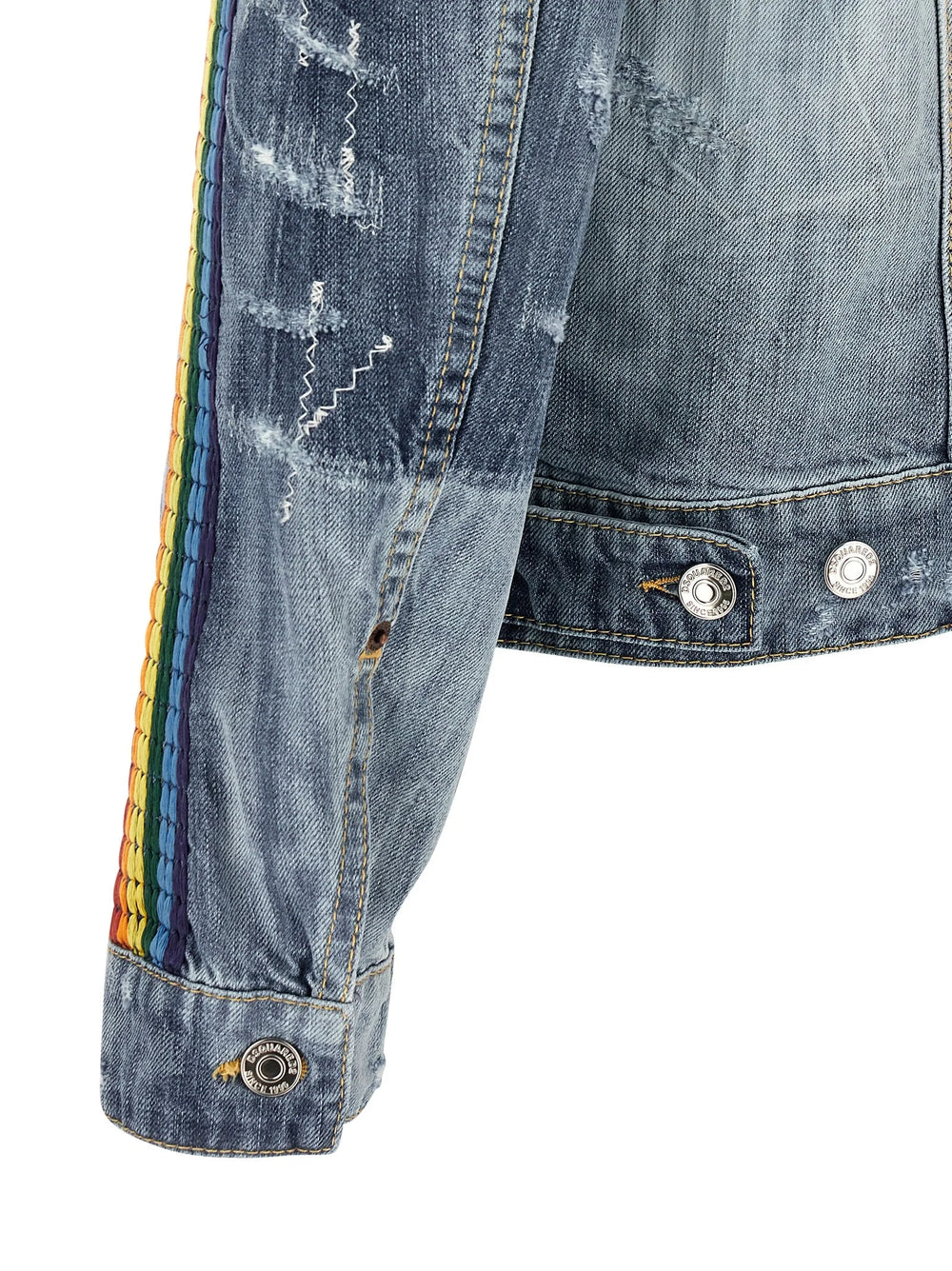 Dsquared² Blue Cotton Denim Jacket - IT50 | L