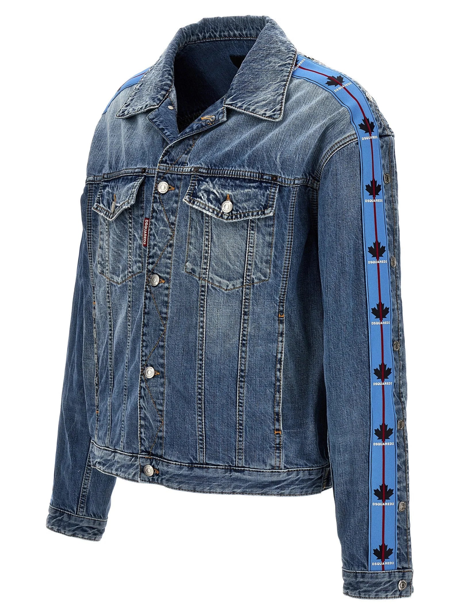 Dsquared² Blue Cotton Denim Jacket - IT50 | L