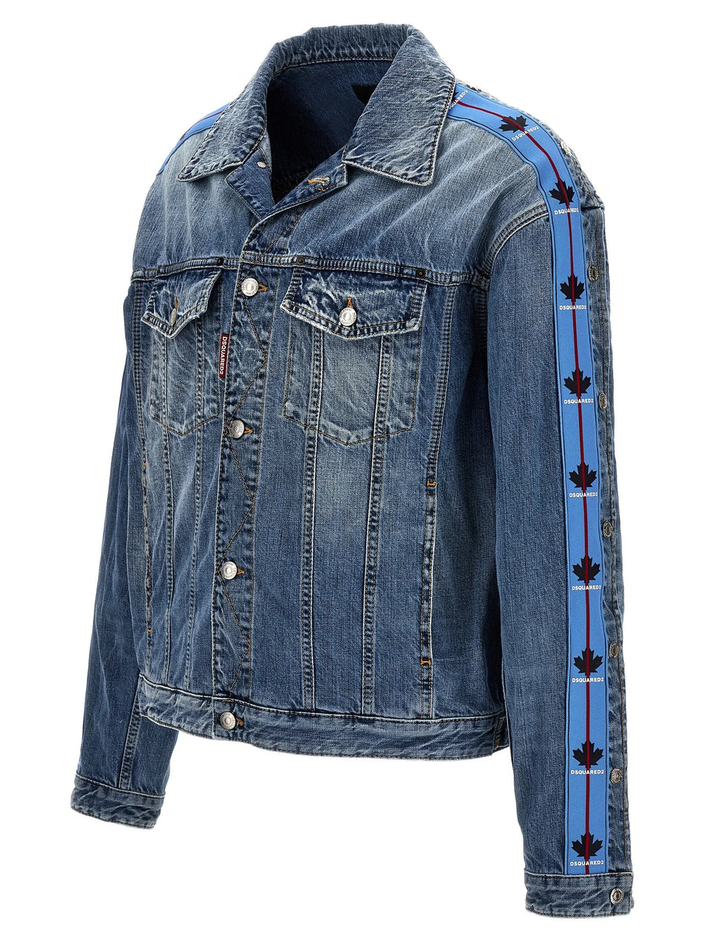 Dsquared² Blue Cotton Denim Jacket - IT50 | L