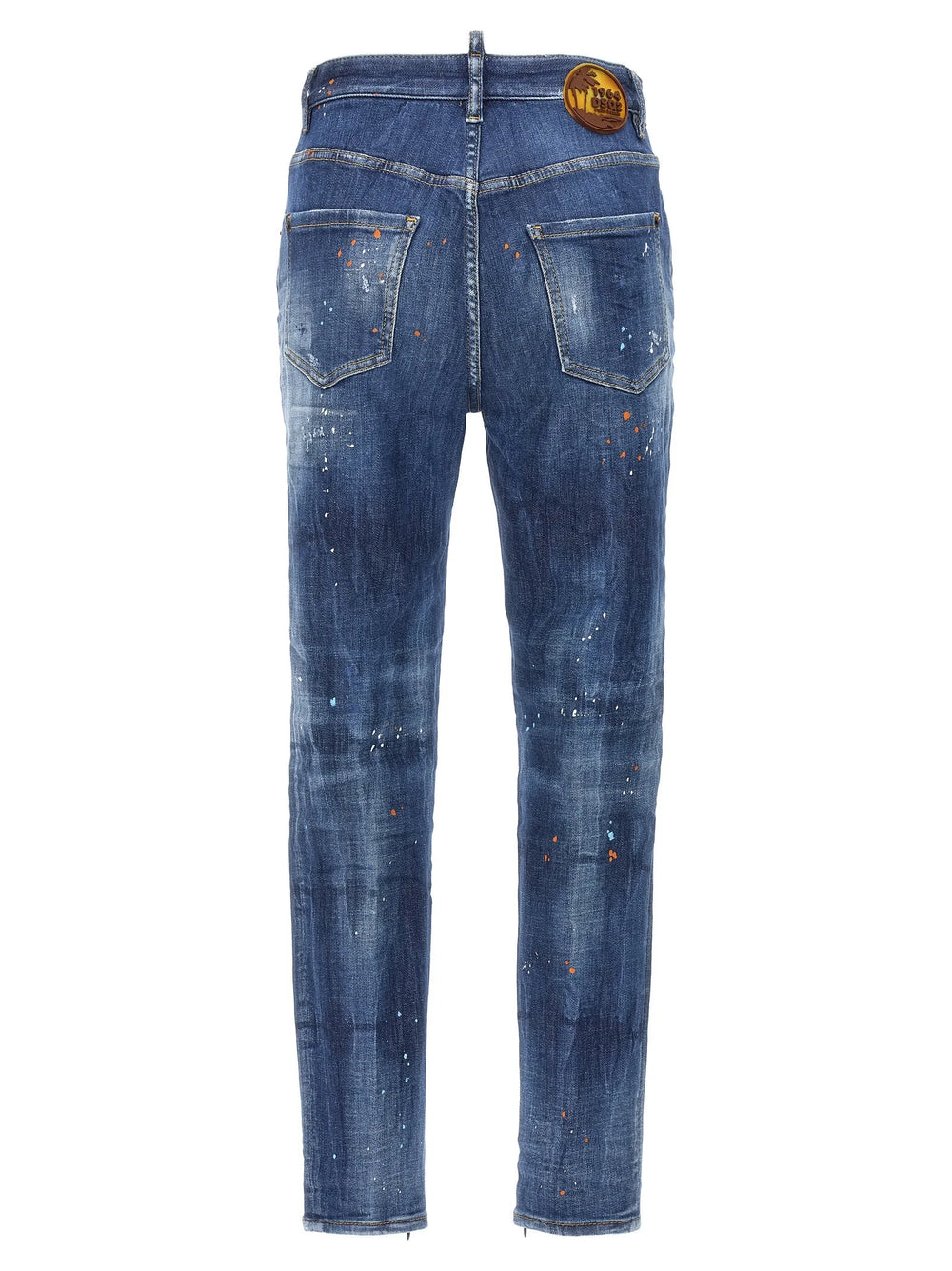 Dsquared² Blue Cotton High-Waisted Jean - IT38