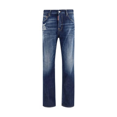 τζιν Dsquared² μπλε βαμβακιού denim