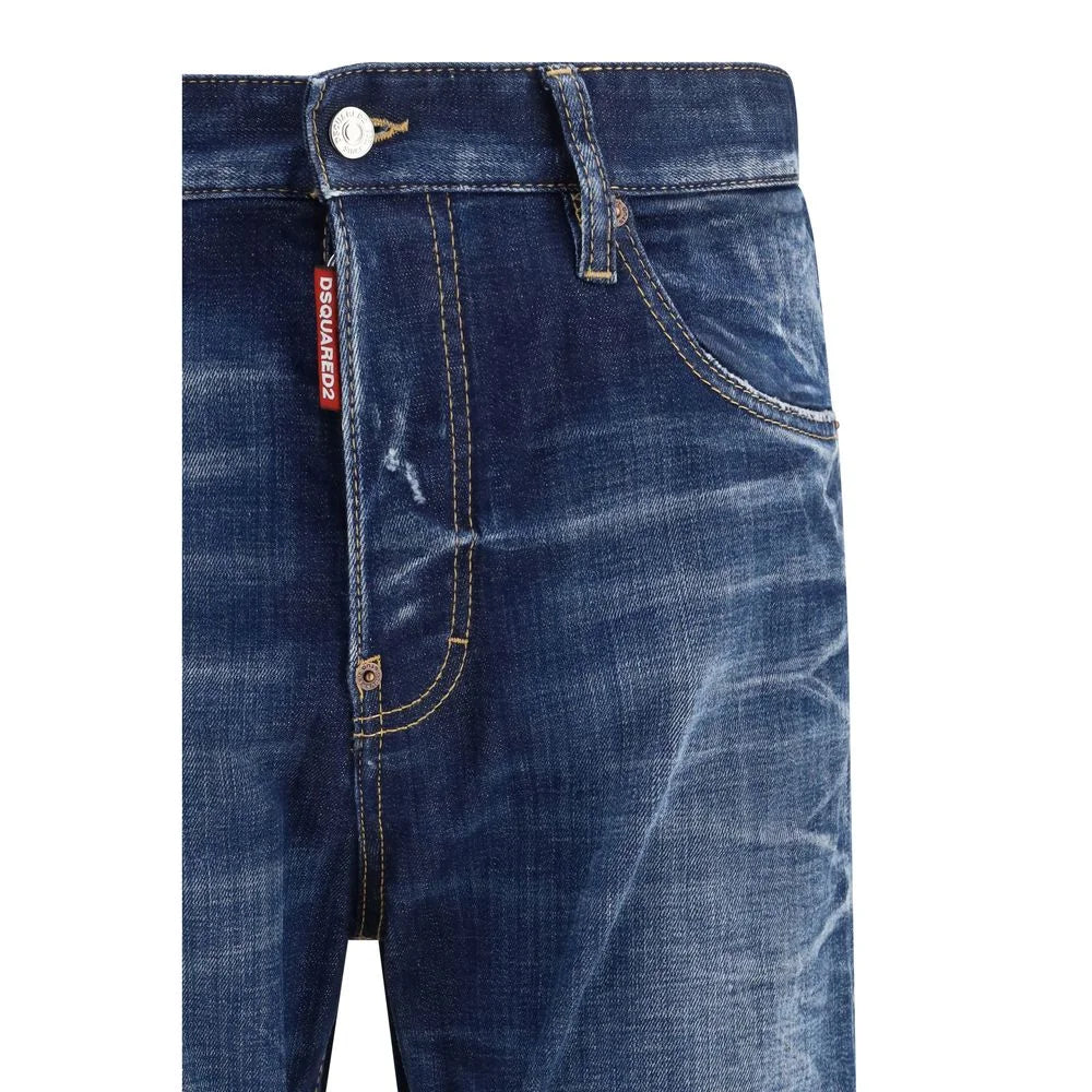 τζιν Dsquared² μπλε βαμβακιού denim