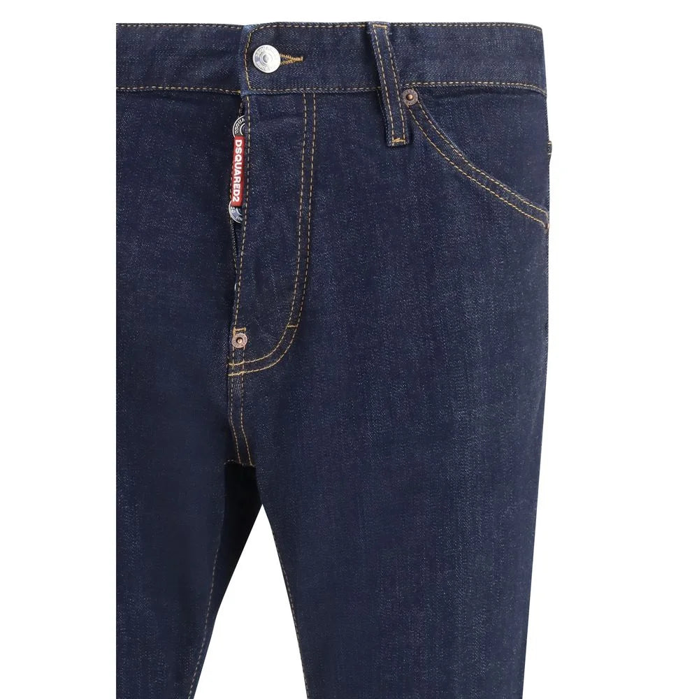 Dsquared² Blue Cotton Jeans Denim