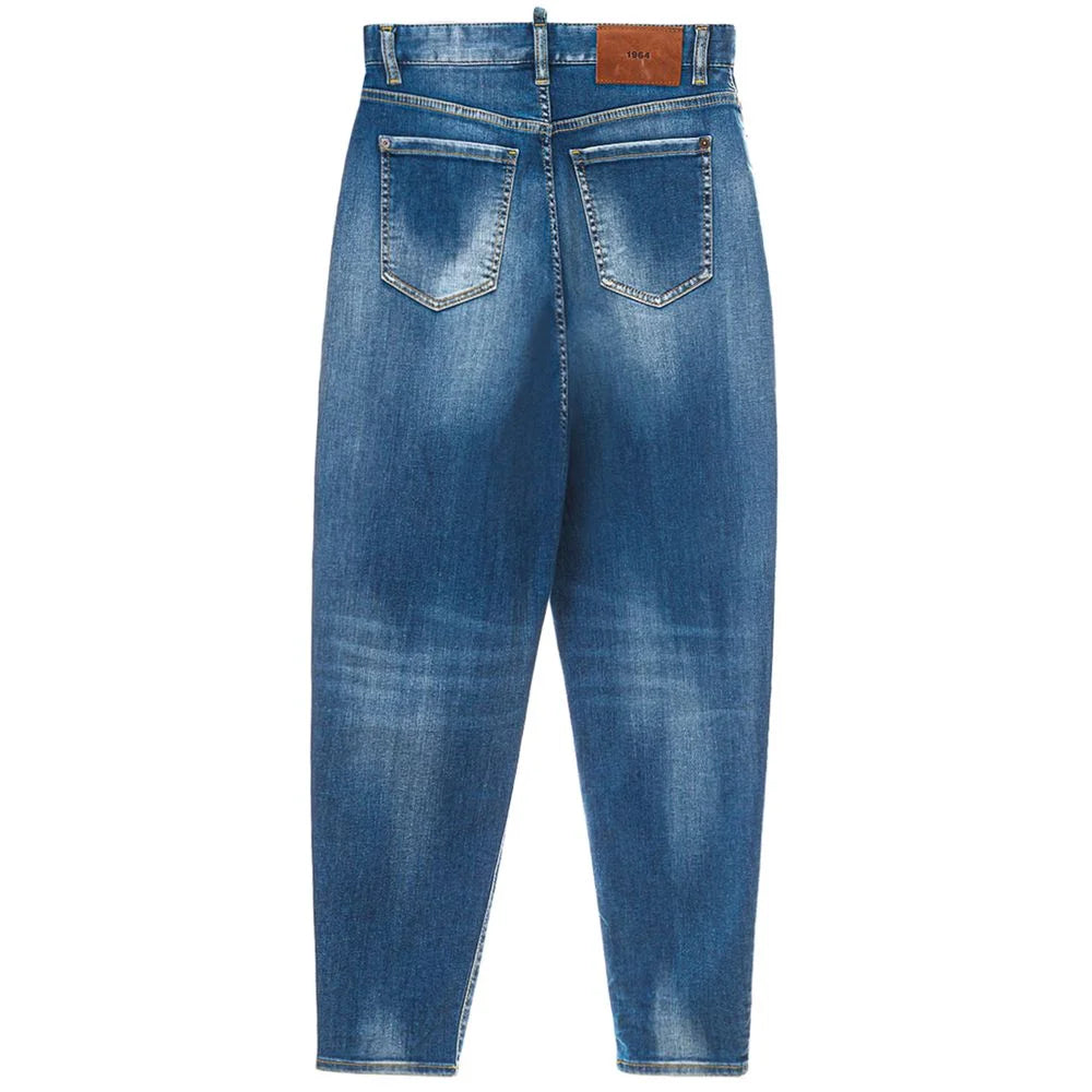 Dsquared² Blue Cotton Jeans Denim - IT40|S - Jeans