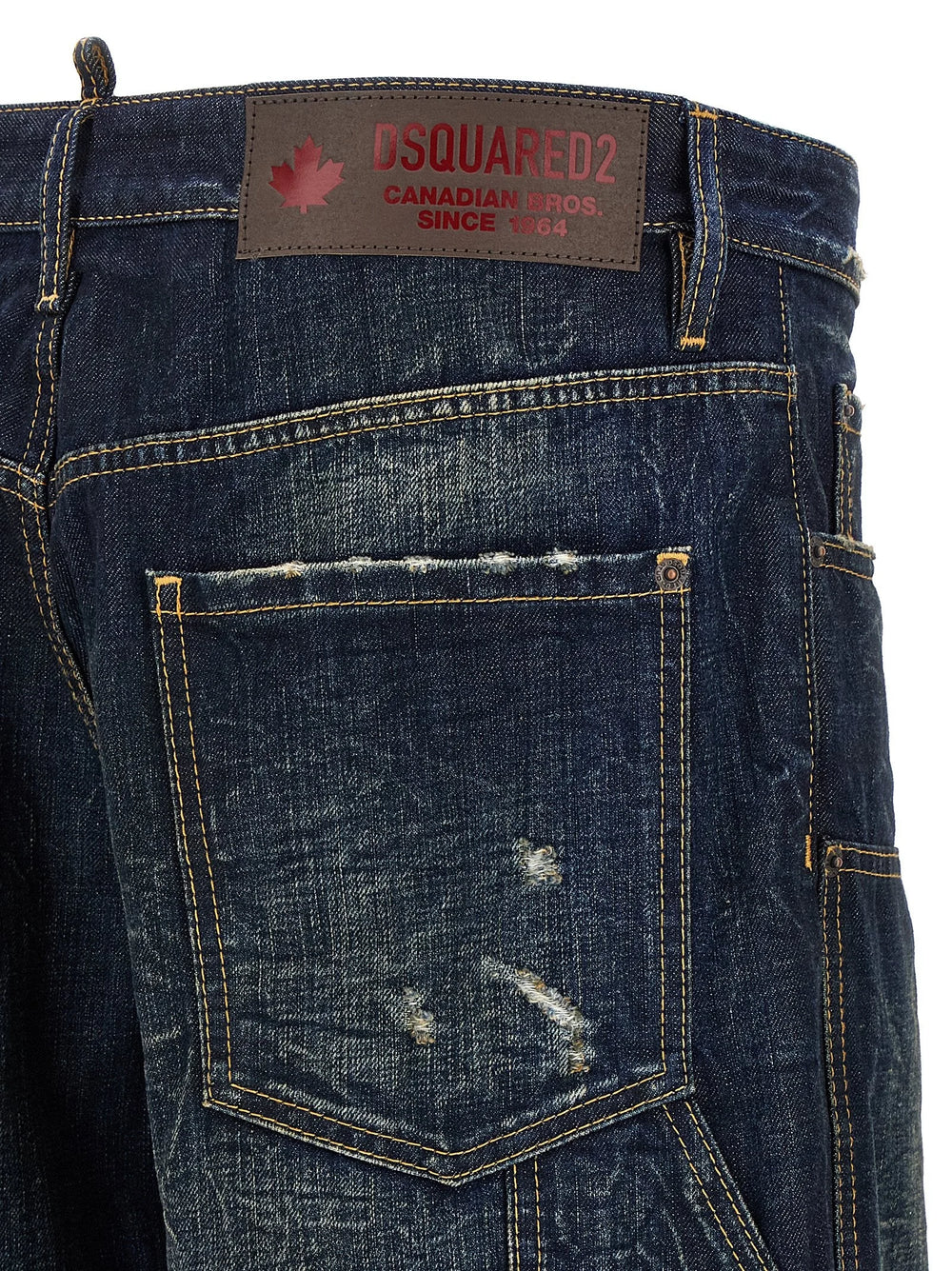 Dsquared² Blue Cotton Jeans Denim - IT52 | XL