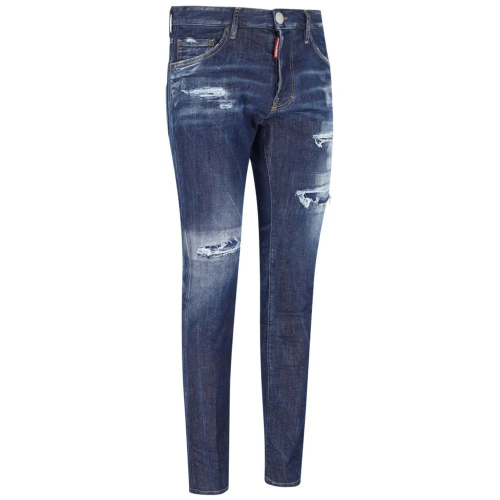 Dsquared² Blue Cotton Men Jeans - Jeans