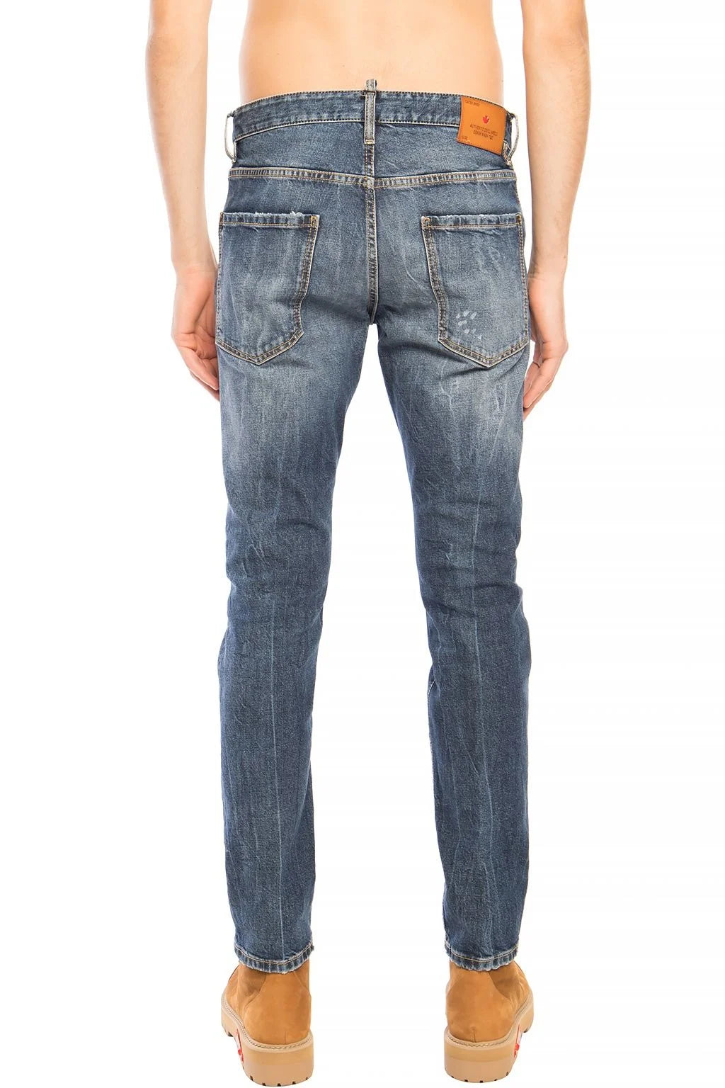 Dsquared² Blue Cotton Men Jeans - IT52 | XL - Jeans