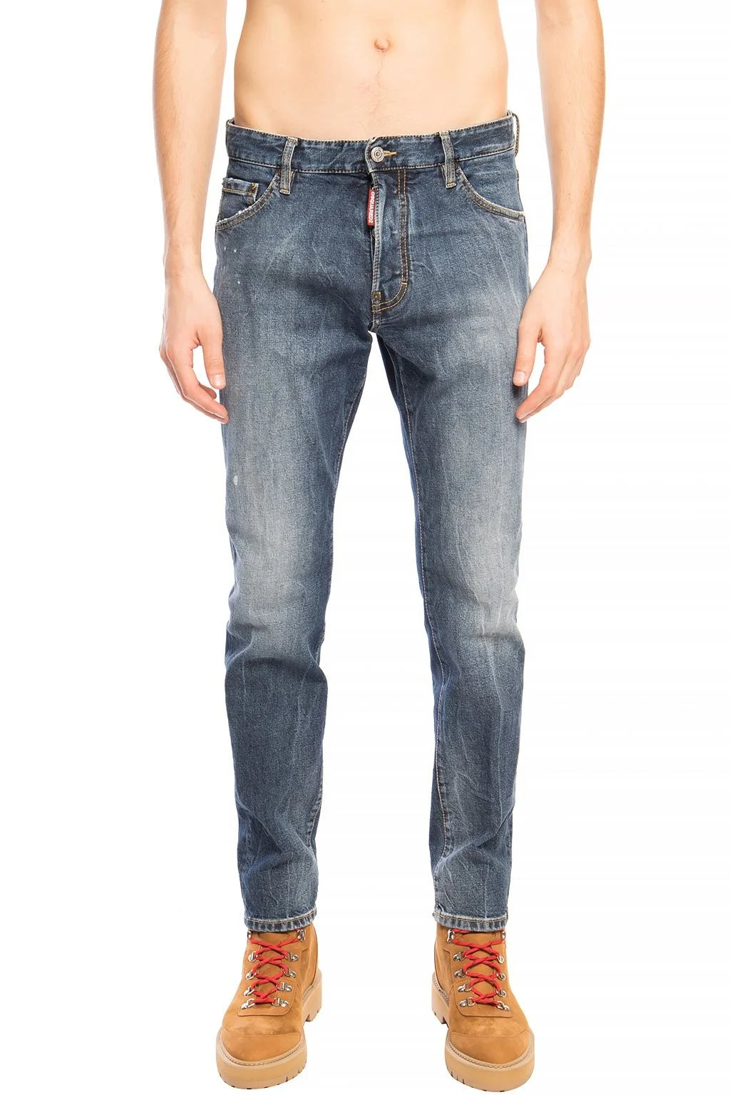 Dsquared² Blue Cotton Men Jeans - IT52 | XL - Jeans