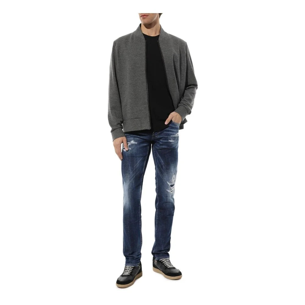 Dsquared² Blue Cotton Men Slim Jean - Jeans
