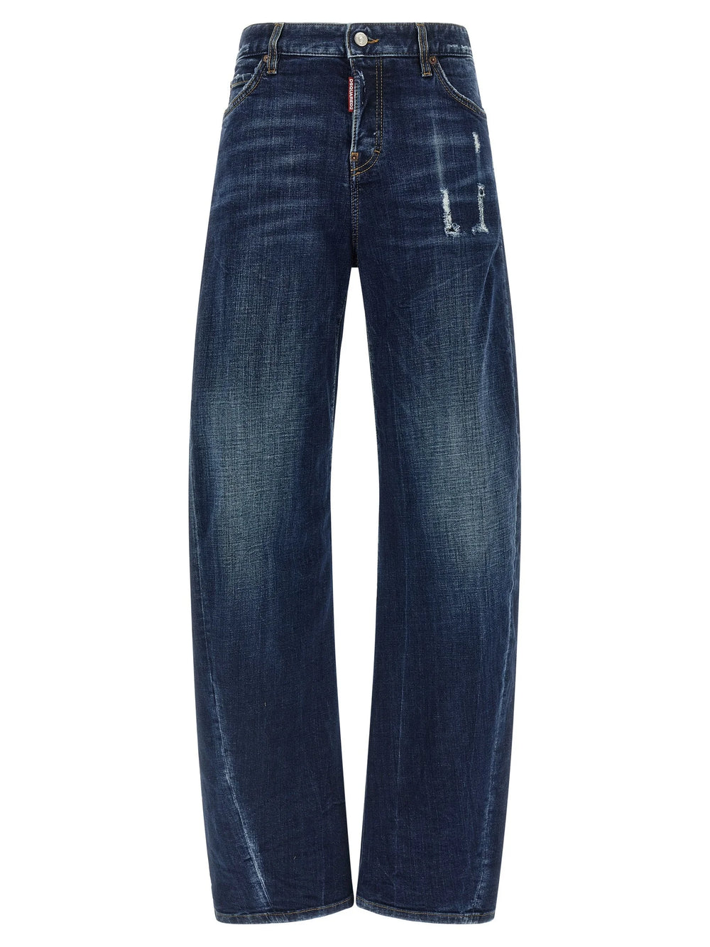 Dsquared² Blue Cotton Relaxed Fit Jeans