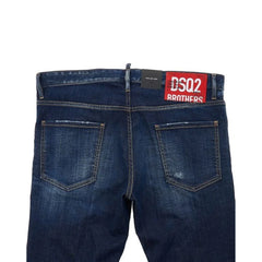 Dsquared² Blue Cotton Skinny Jeans - 42