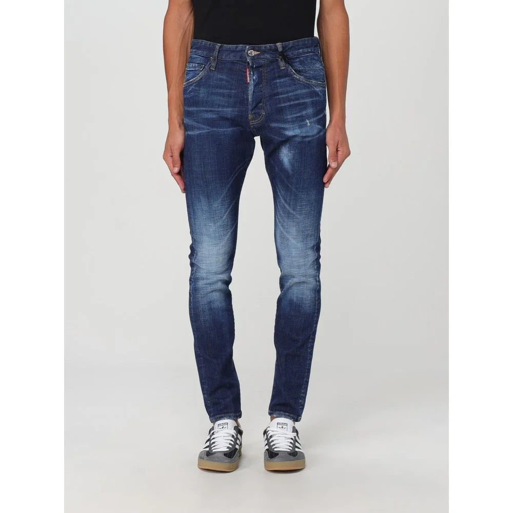 Dsquared² Blue Cotton Skinny Jeans - IT50 | L