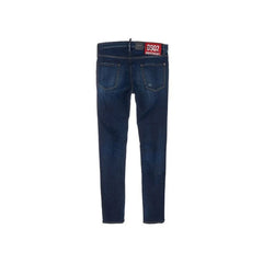 Dsquared² Blue Cotton Slim Fit Jeans - 42