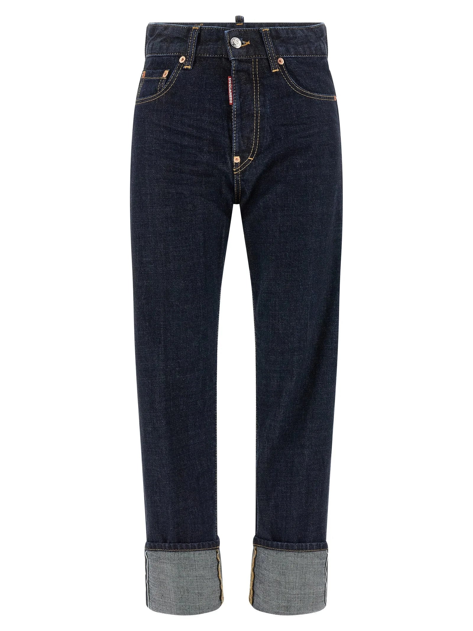 Dsquared² Μπλε Τζιν Straight-Leg από Βαμβάκι