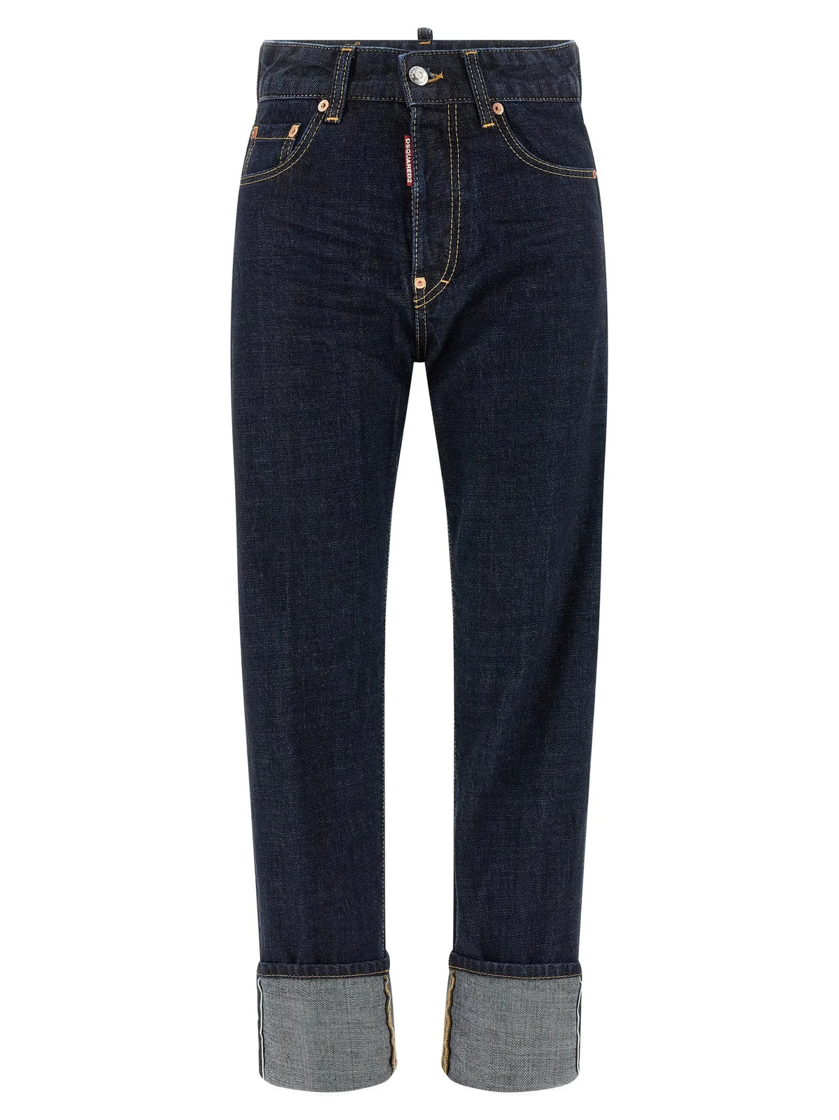 Dsquared² Μπλε Τζιν Straight-Leg από Βαμβάκι