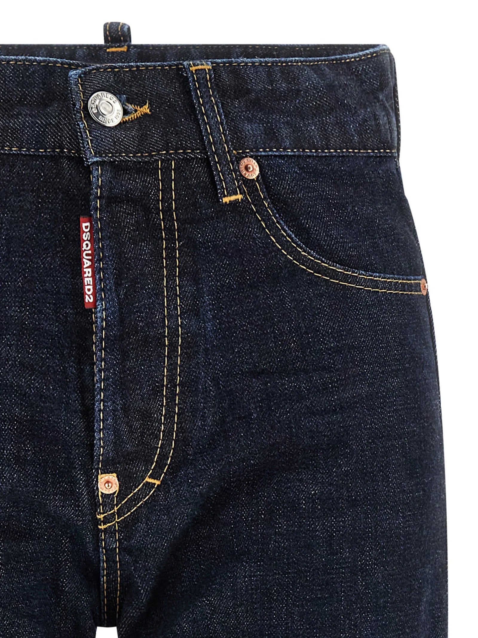 Dsquared² Μπλε Τζιν Straight-Leg από Βαμβάκι