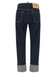 Dsquared² Μπλε Τζιν Straight-Leg από Βαμβάκι
