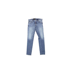 Dsquared² Blue Cotton Straight-Leg Jeans - IT44 | S