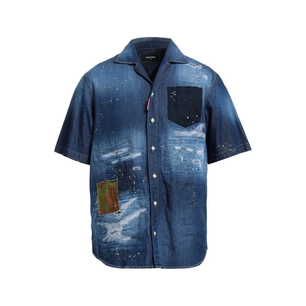 Dsquared² Blue Denim Shirt - IT50 | L