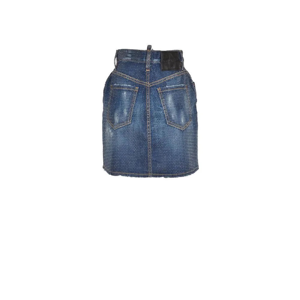 Dsquared² Blue Denim Skirt - IT38