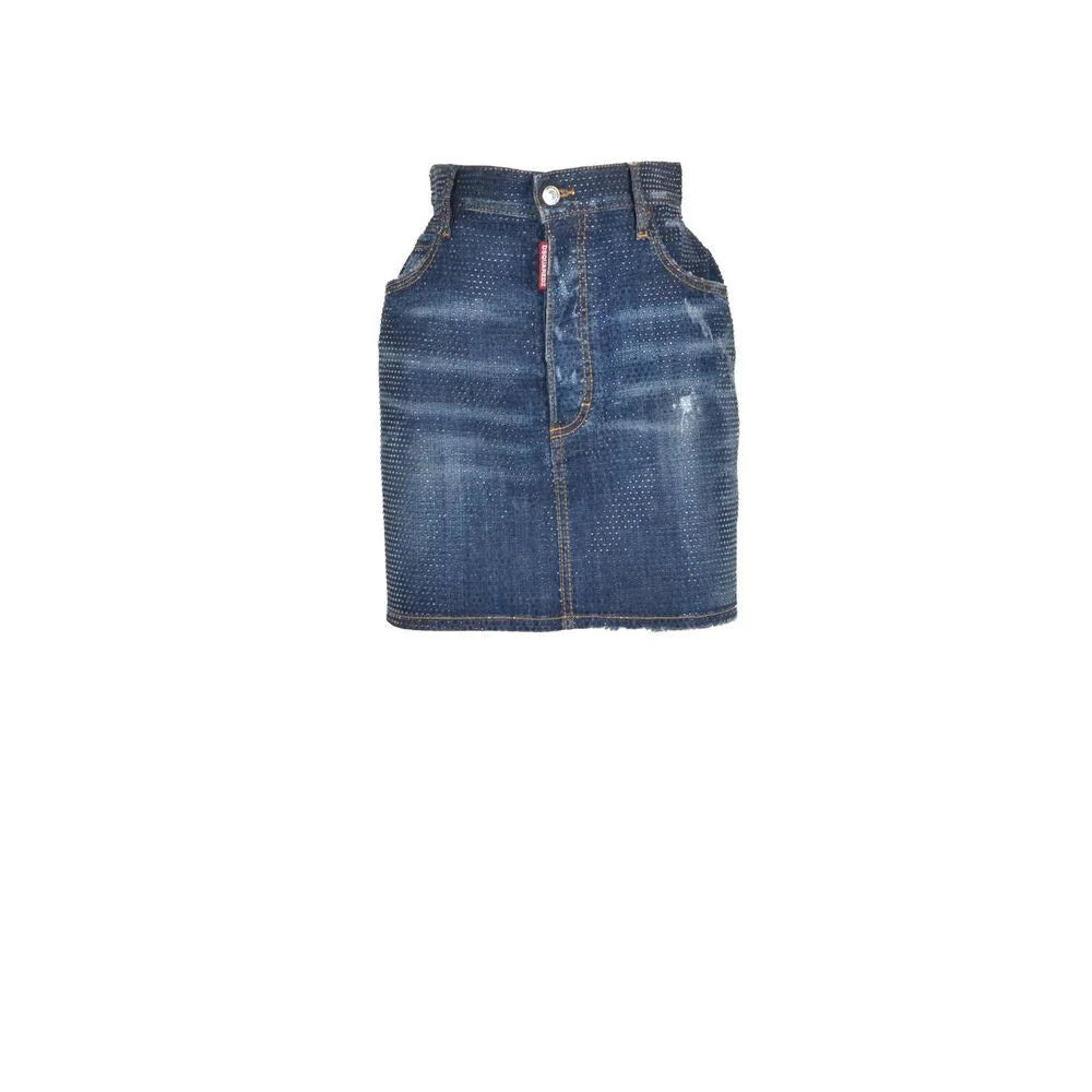 Dsquared² Blue Denim Skirt - IT38