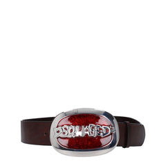 Dsquared² Brown Leather Regular Belts - 85 cm / 34 Inches - Belts