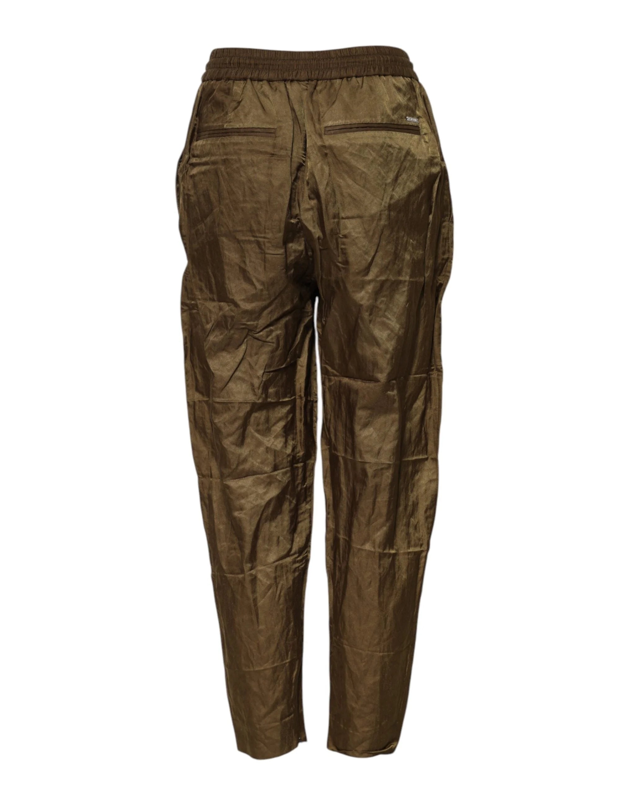 Dsquared² Brown Mid Waisted Women Sweatpants Pants - IT38 | XS - Sweatpants