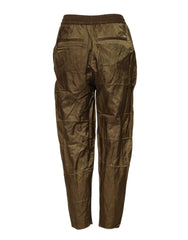Dsquared² Brown Mid Waisted Women Sweatpants Pants - IT38 | XS - Sweatpants