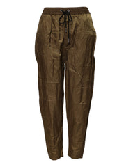 Dsquared² Brown Mid Waisted Women Sweatpants Pants - IT38 | XS - Sweatpants