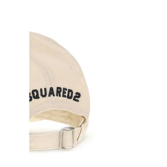 Dsquared² Cream Cotton Cap (Baseball Hat) - UNI
