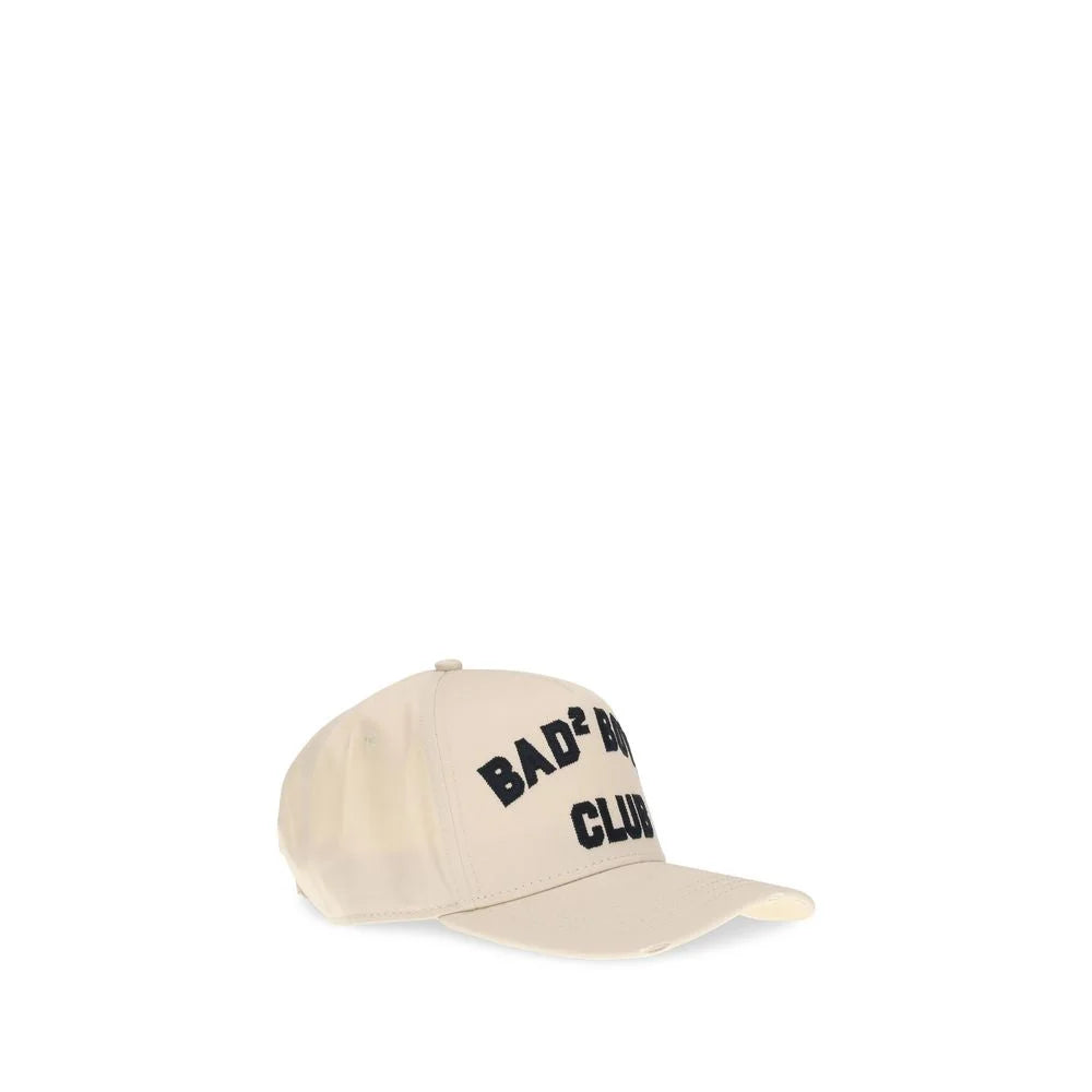 Dsquared² Cream Cotton Cap (Baseball Hat) - UNI