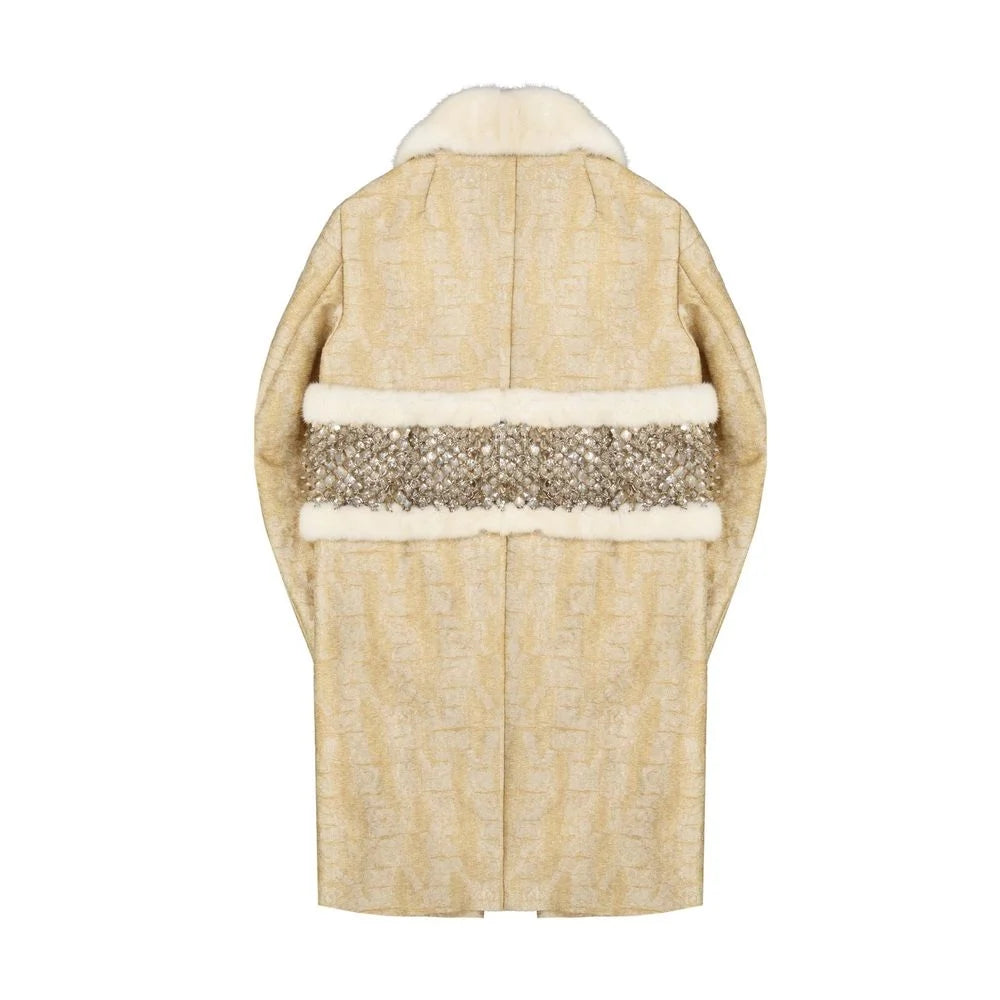 Dsquared² Crystal Embellished Coat - 40 - Overcoats