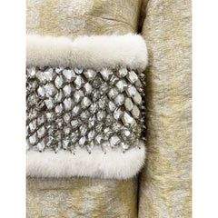 Dsquared² Crystal Embellished Coat - 40 - Overcoats
