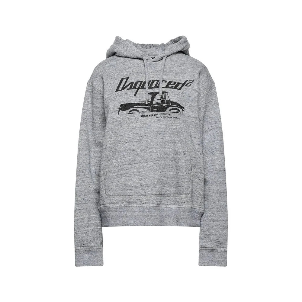 Dsquared² Gray Cotton Sweatshirt - M