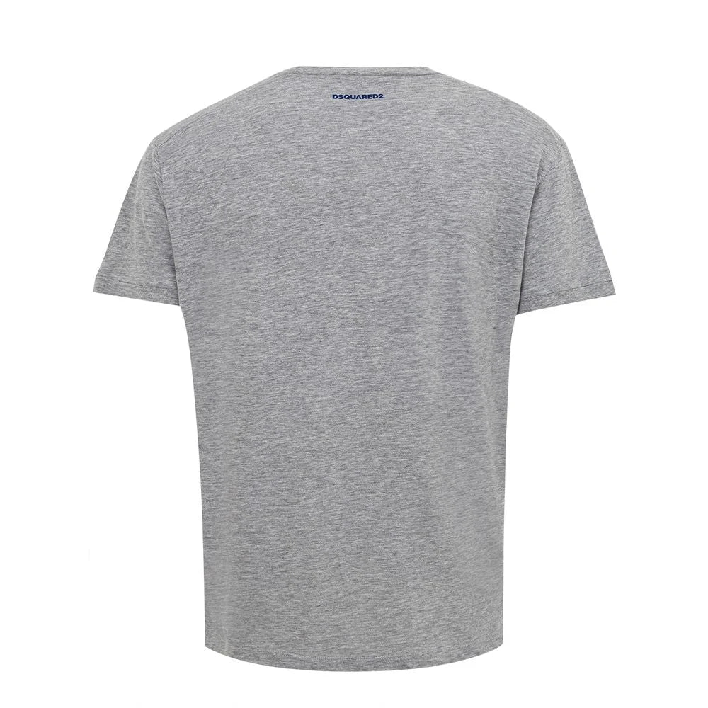 Dsquared² Gray Cotton T-Shirt - M - T-Shirts