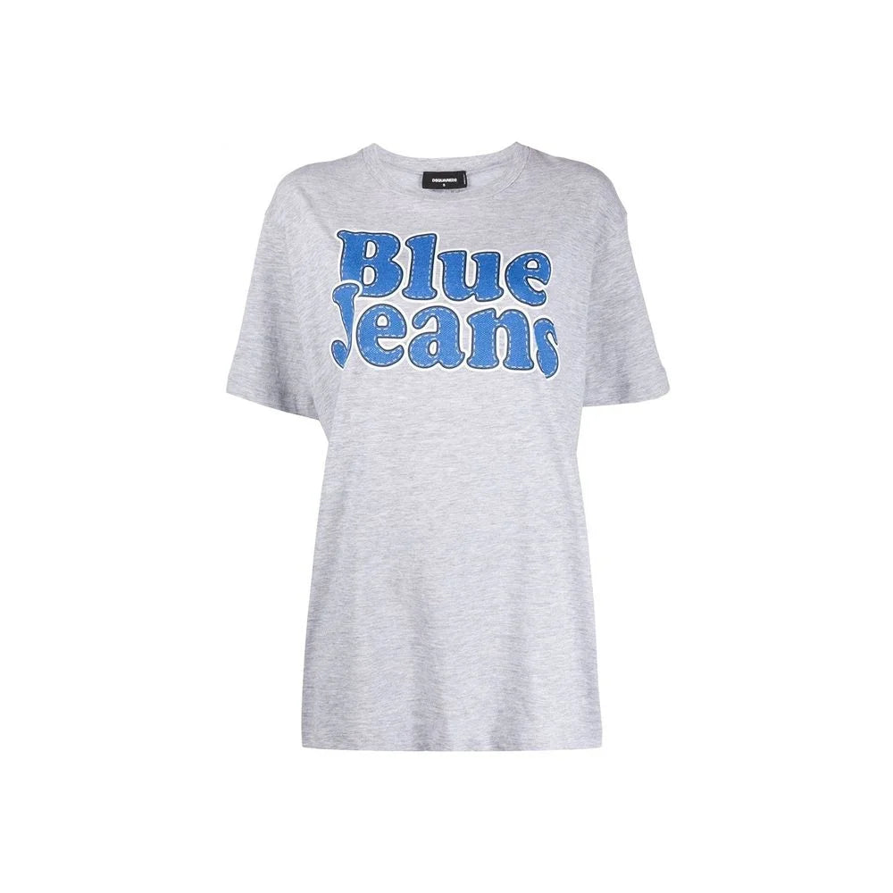 Dsquared² Gray Cotton T-Shirt - XS