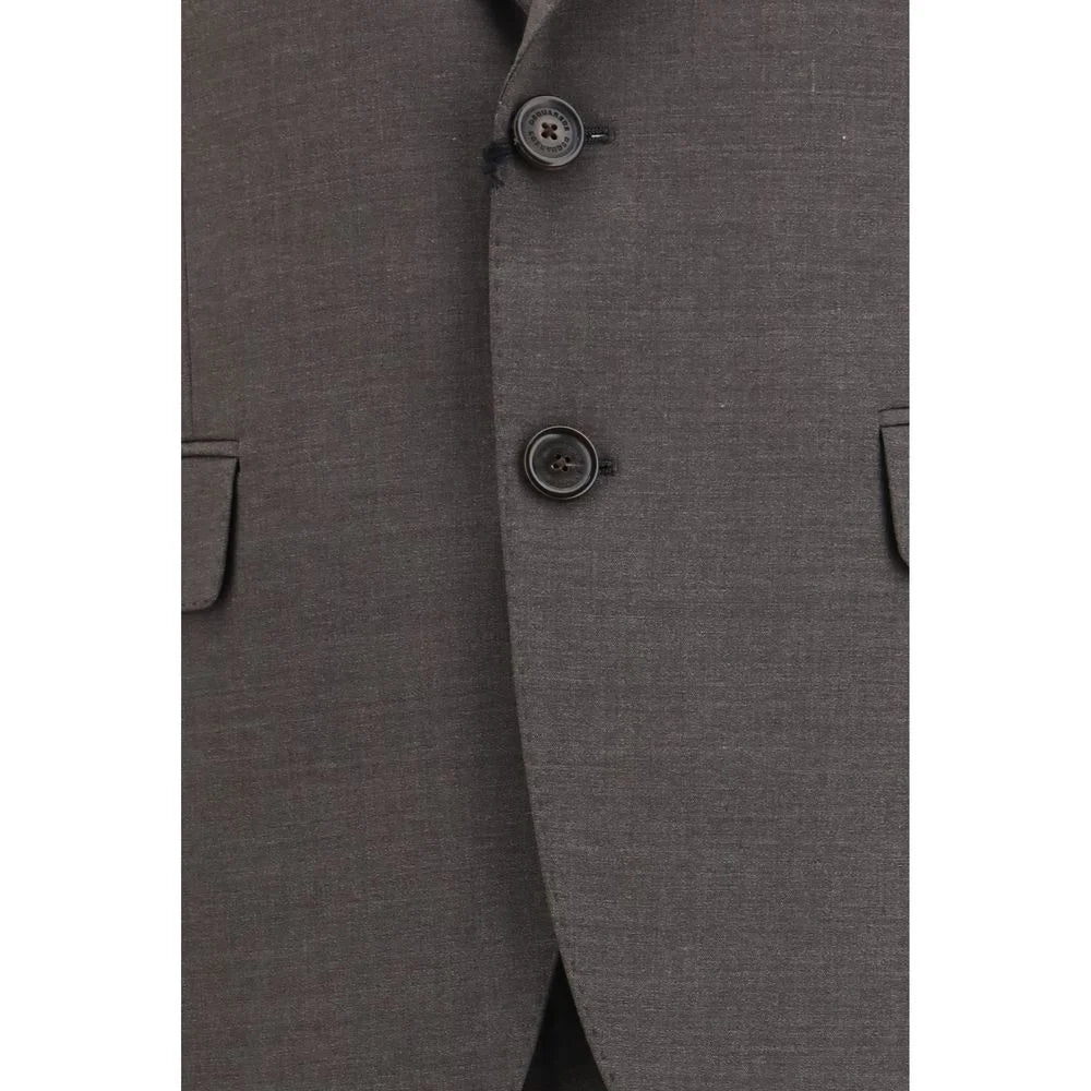 Dsquared² Grau Wollmischgewebe Zweiteiliger Anzug
