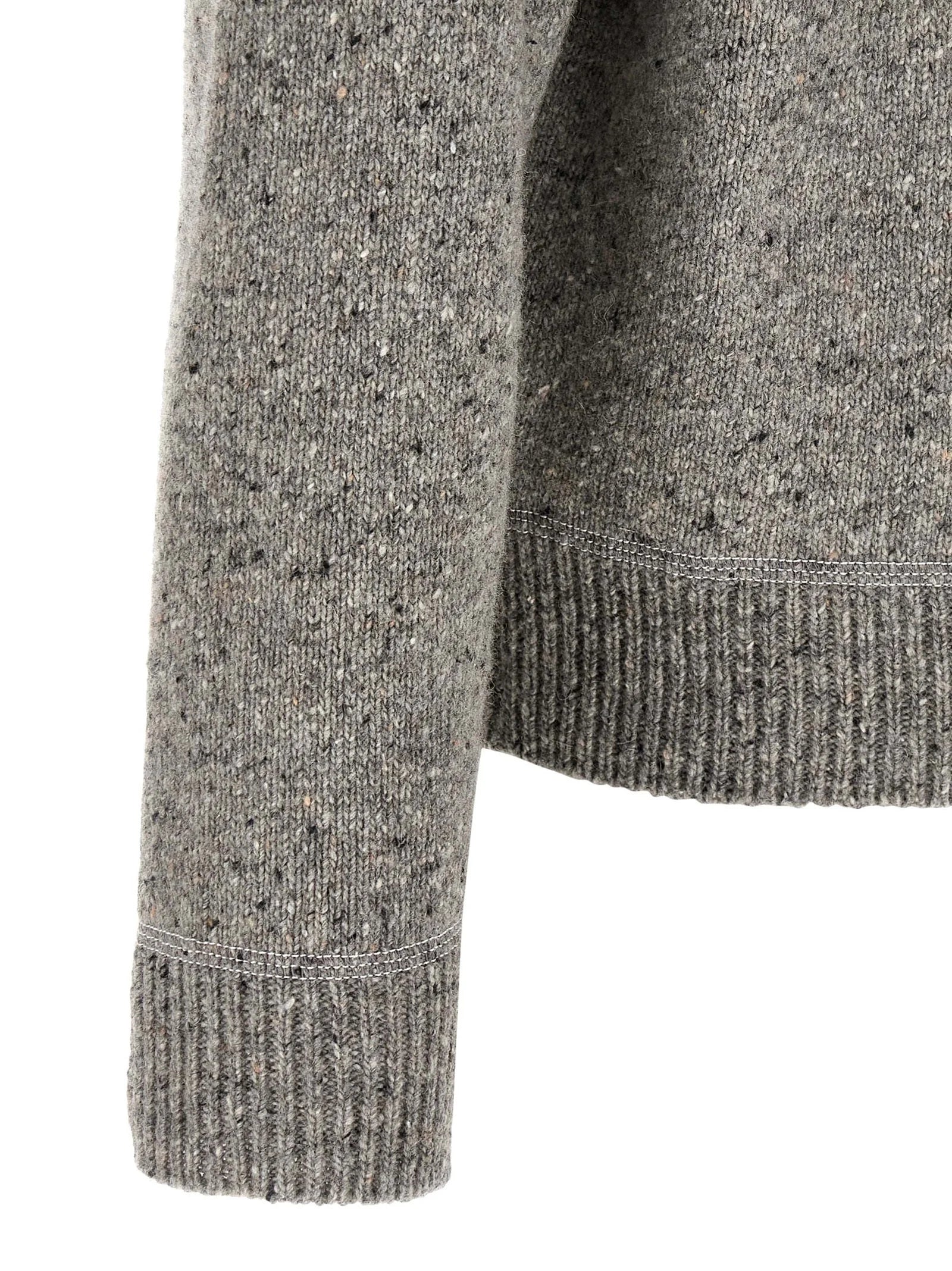 Dsquared² Gray Wool Cardigan