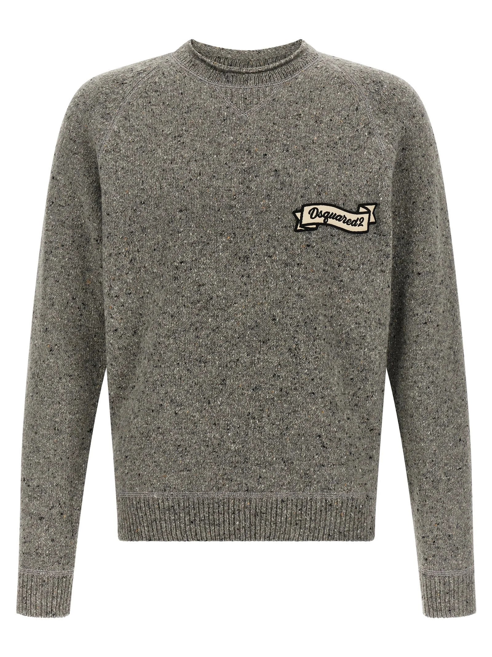 Dsquared² Gray Wool Cardigan
