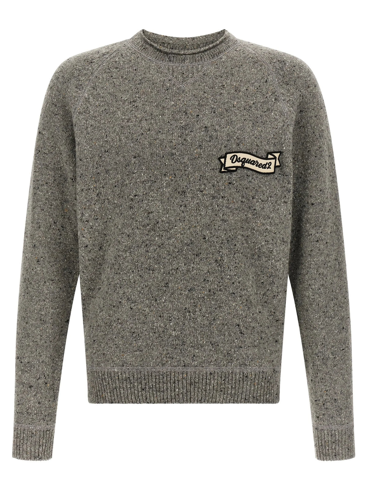 Dsquared² Gray Wool Cardigan