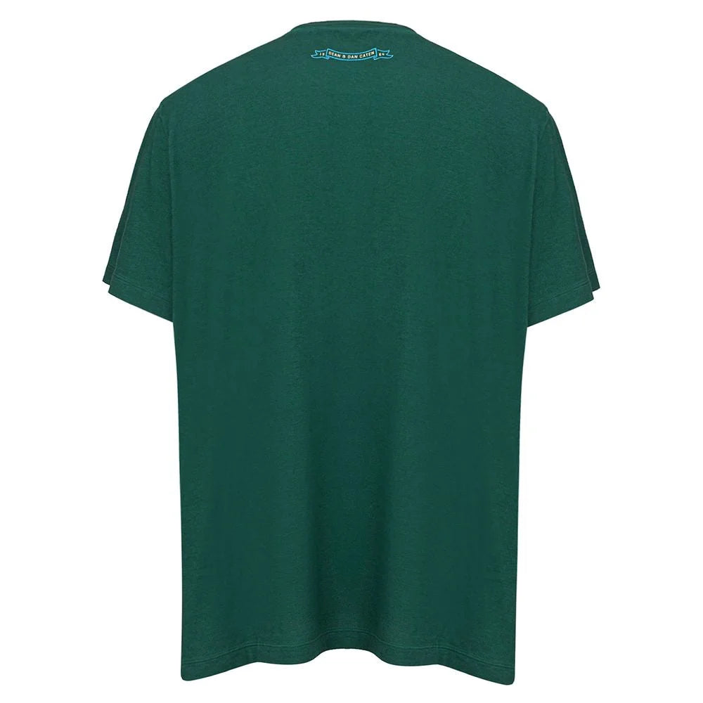 Dsquared² Green Cotton T-Shirt - S - T-Shirts
