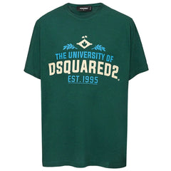 Dsquared² Green Cotton T-Shirt - S - T-Shirts