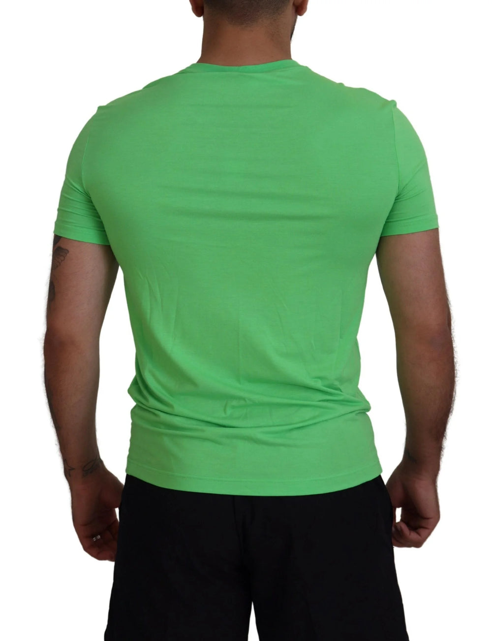 Dsquared² Green Modal Short Sleeves Crewneck T-shirt - IT48 | M - T-Shirts
